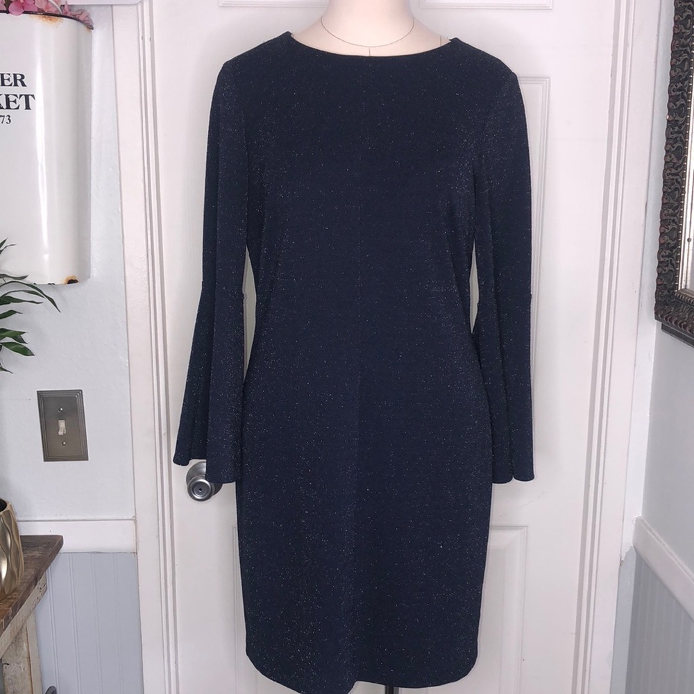 Lauren Ralph Lauren speckled metallic dress